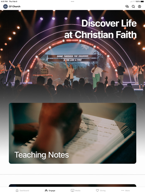 Christian Faith Church iPad screenshot 2 - Education app