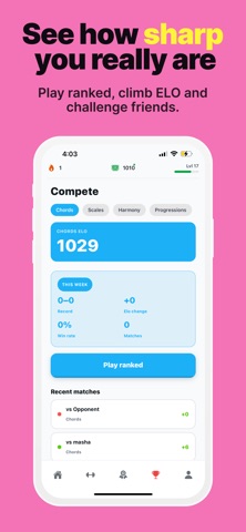 Moosic - Music Theory Quiz iPhone screenshot