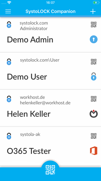 SystoLOCK Companion Screenshot