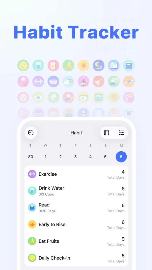 TickTick:To Do List & Calendar iPhone App Screenshot 7 – Produktivität