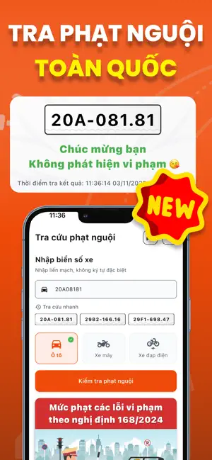 Tra Phạt Nguội Giao Thông 2026 iPhone screenshot 1