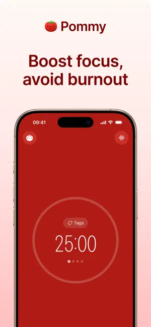 Pommy: Focus Timer screenshot 1