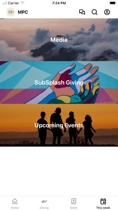 Screenshot 2 of Mount Pleasant Church Indy App