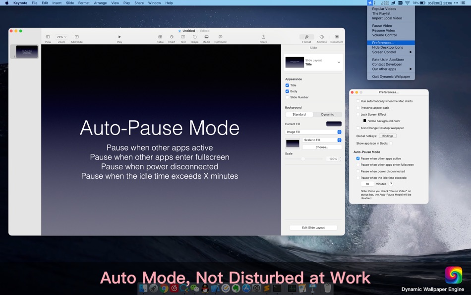 #7. Dynamic Wallpaper Studio (macOS) 게시자: 豪 文