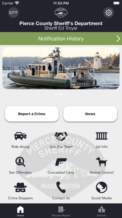 Pierce Co Sheriff’s Office Screenshot
