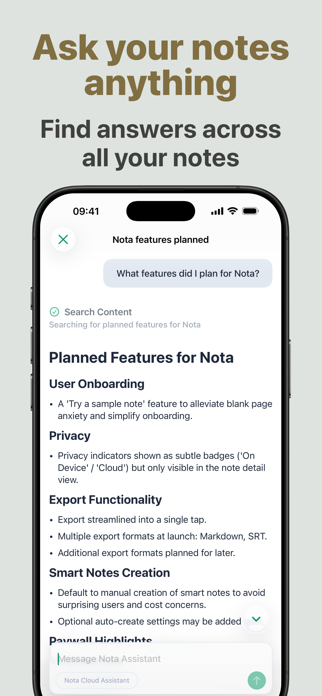 Nota - AI Audio Notes Screenshot 4 of 9