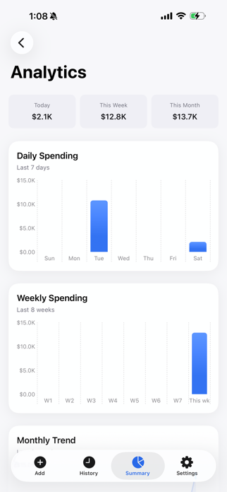 Expense Tracker Personal Screenshot 6 of 8