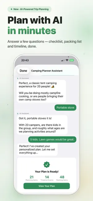 Pro Camping Planner screenshot 2
