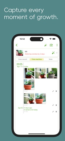 PlantTime: Reminders Records iPhone screenshot