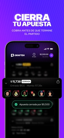 Draftea - Apuestas Deportivas iPhone screenshot 4