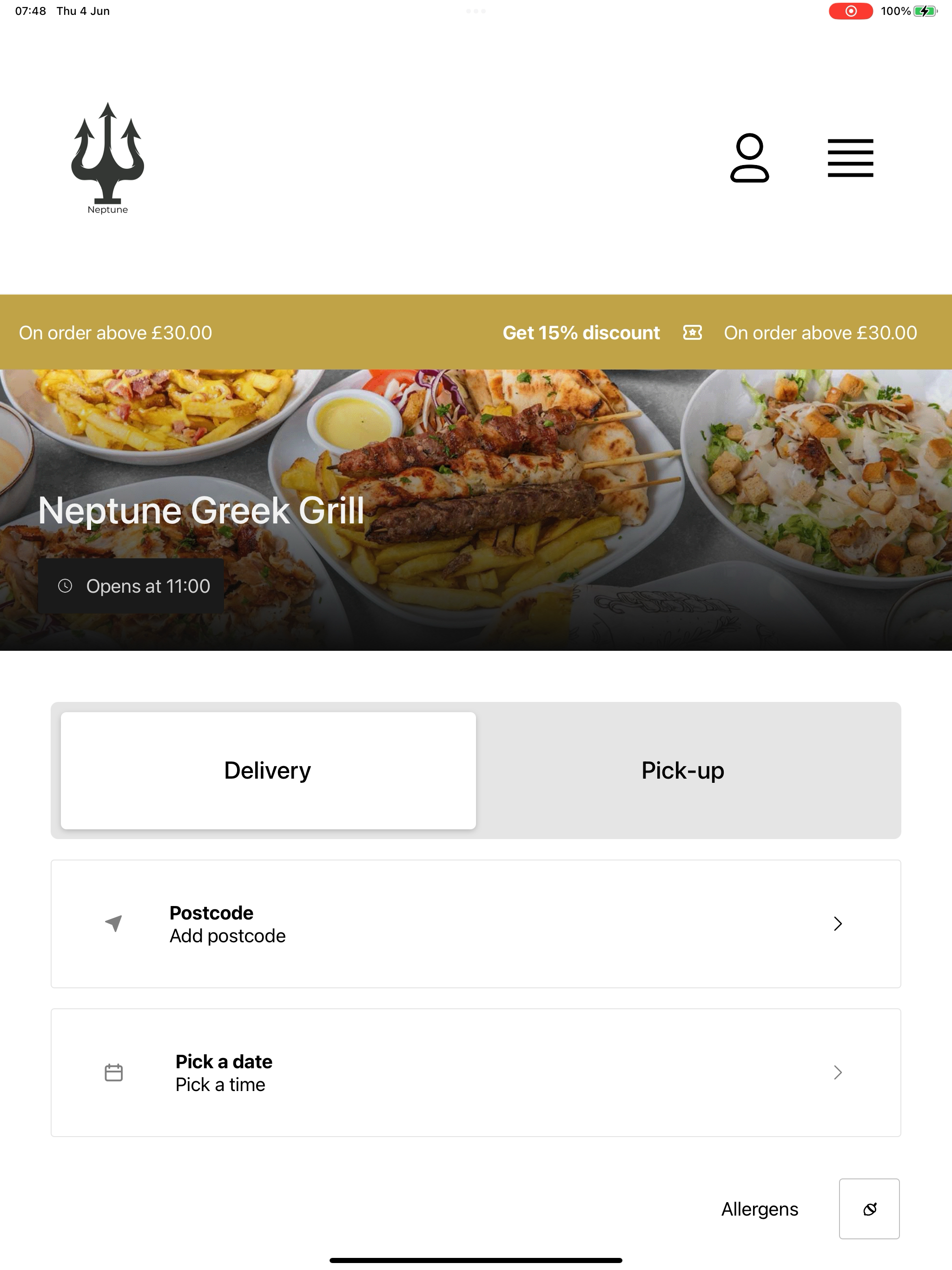 Neptune Greek Grill screenshot 5