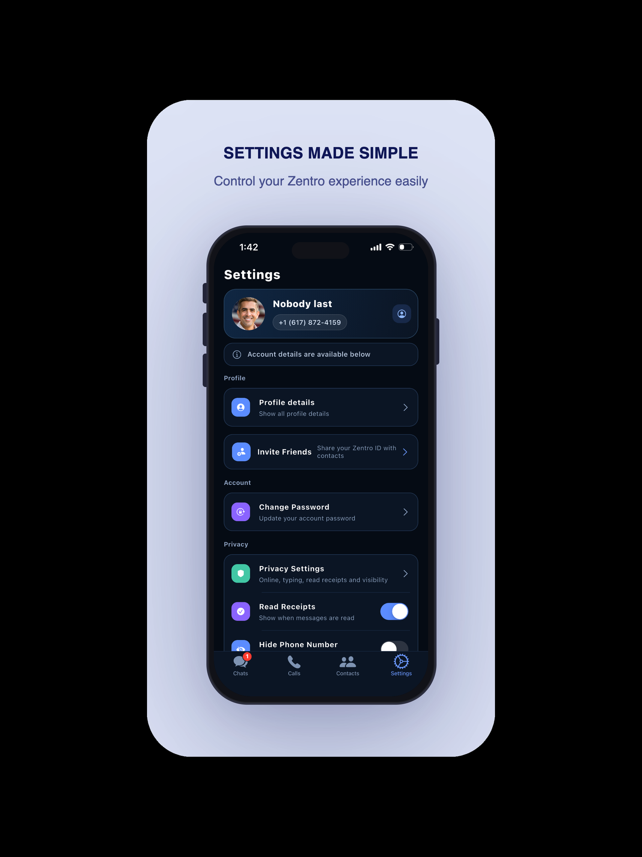 Zentro Private Chats & Calls screenshot 12