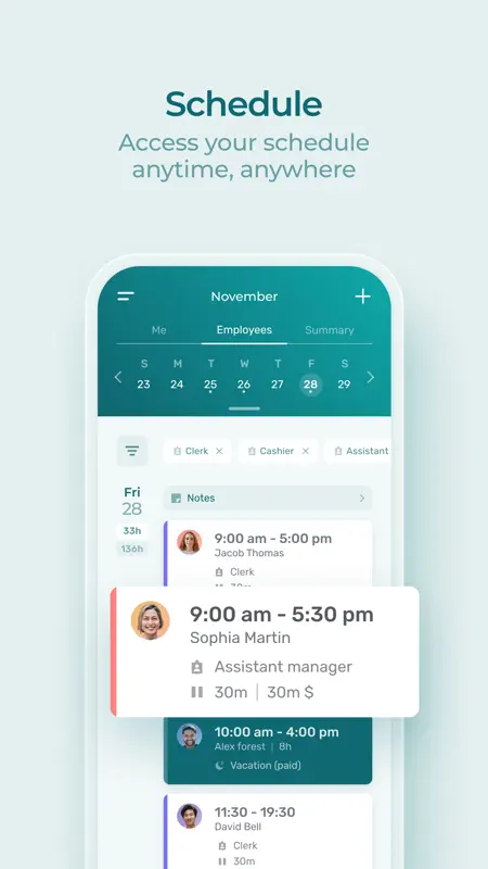 Agendrix – Employee Scheduling screenshot 3 of 10