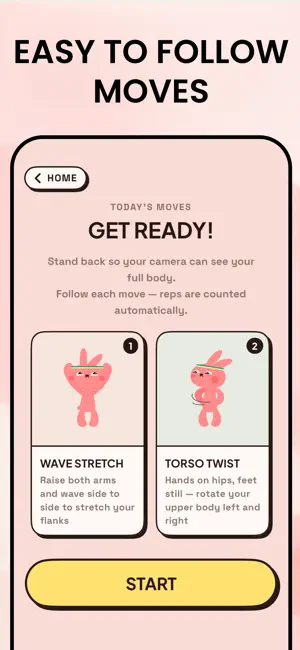 Mochi Move: Home Workout screenshot 2