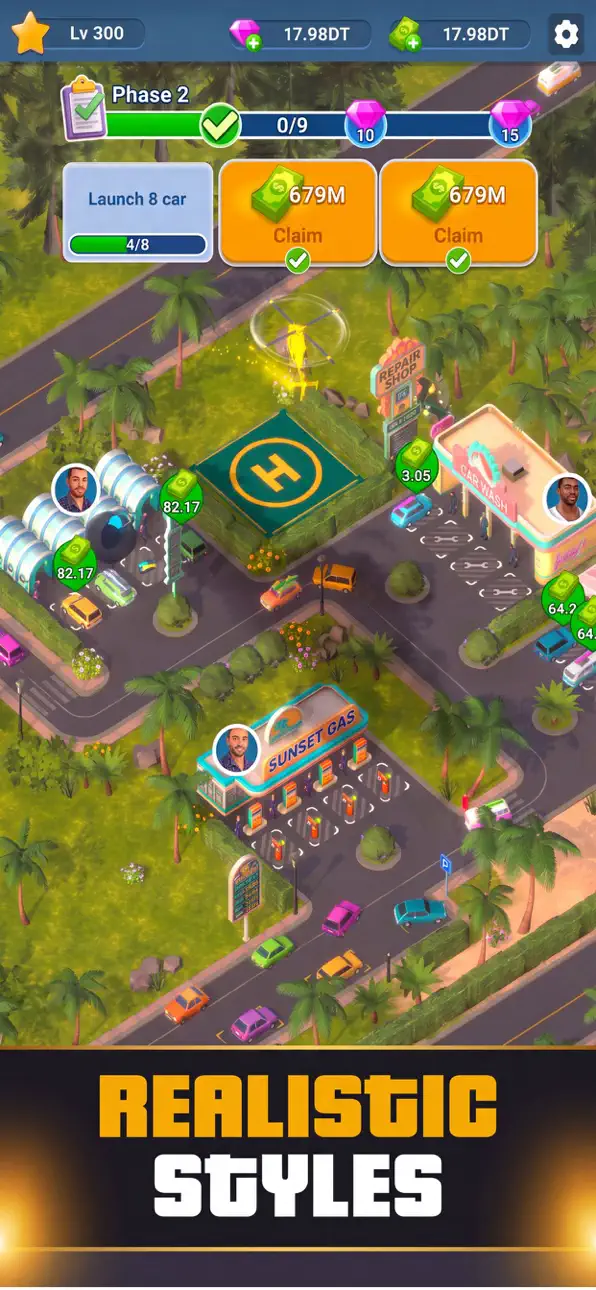 My Car Empire: Idle Tycoon 3D iOS Mod IPA screenshot 3 - iOS game interface