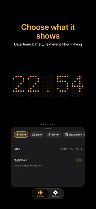 Punctum – Dot-Matrix Clock screenshot 3