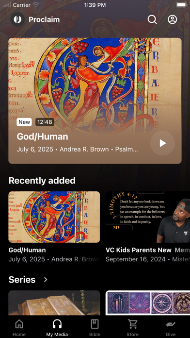 Proclaim Ministries Screenshot