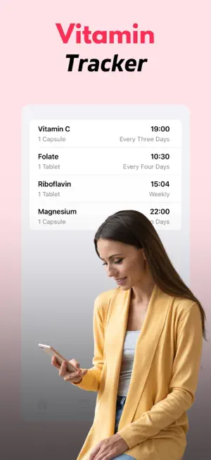 Vitamin Tracker Reminder VitUp screenshot 1