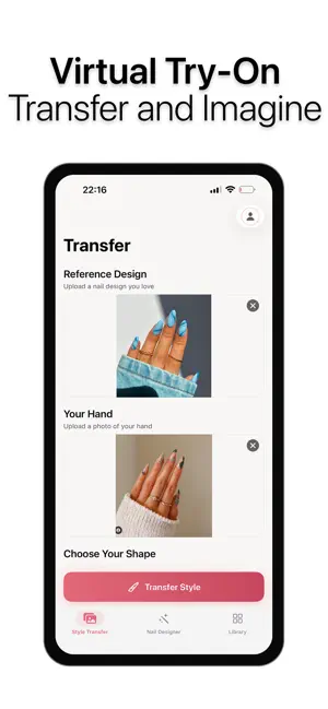 AI Nail Art · Design & Try-On screenshot 2