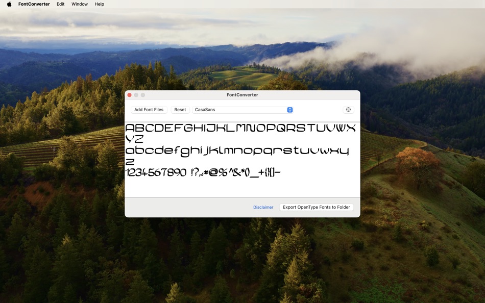 FontConverter - 1.3.1 - (macOS)