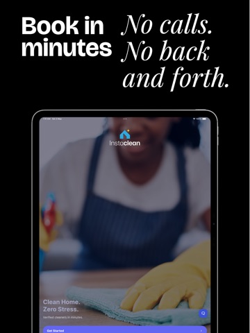Instaclean: Verified Cleaners iPad screenshot