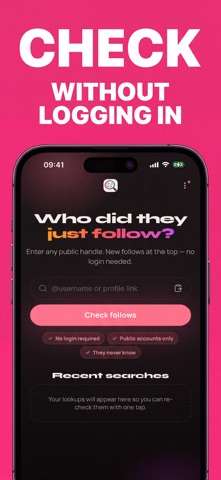 Recent Follow Tracker SpyFollr Screenshot 5 of 5