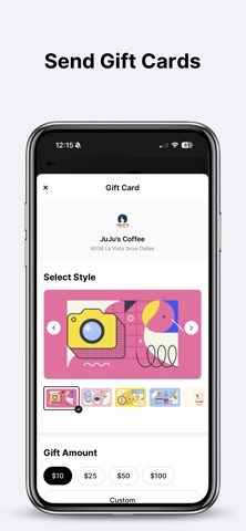 JUJU'S COFFEE iPhone screenshot