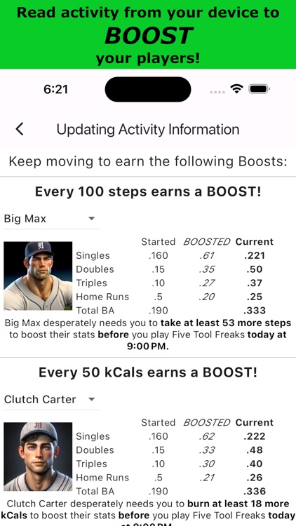 Boost Fitness - Baseball