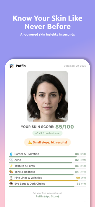 Puffin: Acne Tracker Screenshot 2 of 10