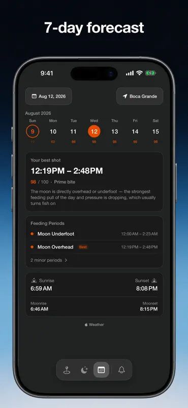 BiteTime – Best Fishing Times screenshot 4 of 7