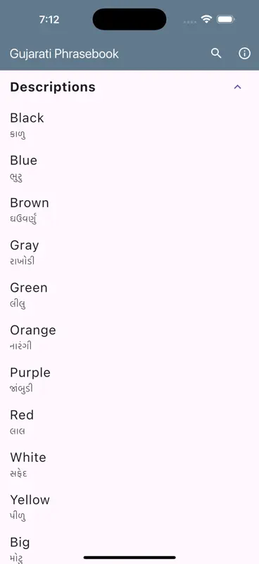 Gujarati Phrasebook screenshot 9 of 10