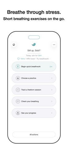 Maina: Micro Breathwork Screenshot 3 of 6