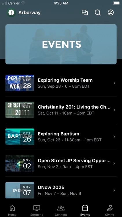 Arborway Community Church App screenshot-3