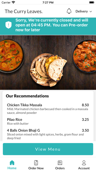 The Curry Leaves. Screenshot