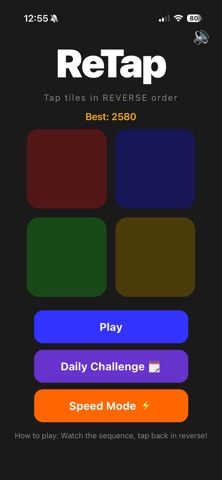 ReTap: Reverse Memory Game screenshot