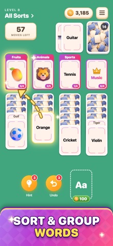 Word Solitaire: Sort & Relax Screenshot 2 of 8