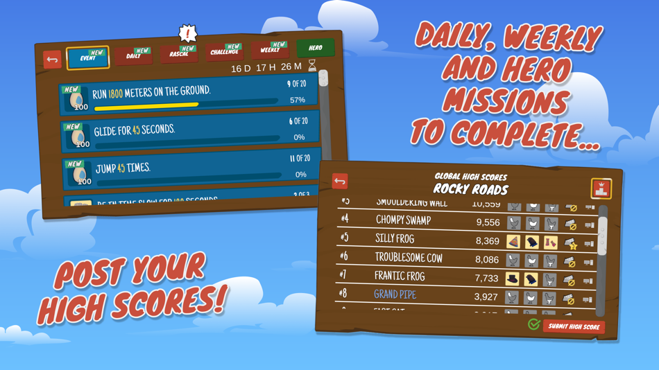 #8. Super BAWK BAWK Chicken (iOS) 由: Daytime Devs PTY LTD