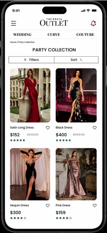 The Dress Outlet screenshot