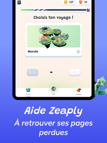 Zeaply iPad screenshot