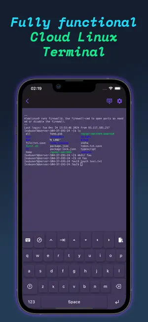 Termux iPhone screenshot 3