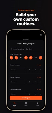 WaveLift: Workout Log & Video Screenshot 4 of 5
