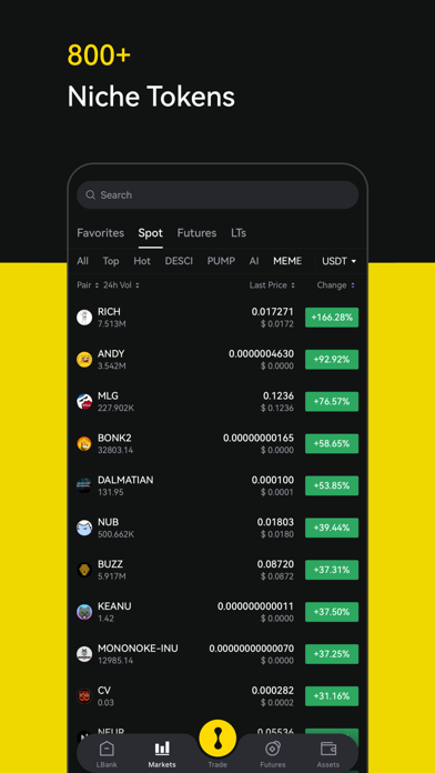 LBank - Buy Bitcoin & Crypto Screenshot 4 - AppWisp.com LBank - Buy Bitcoin & Crypto Screenshot 4 - AppWisp.com