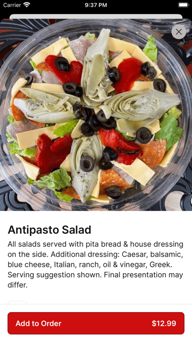 Nicolini House of Pizza iPhone screenshot 3 - Food & Drink app