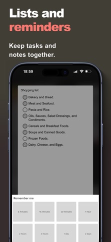 Simple Notes - YepNotes iPhone screenshot