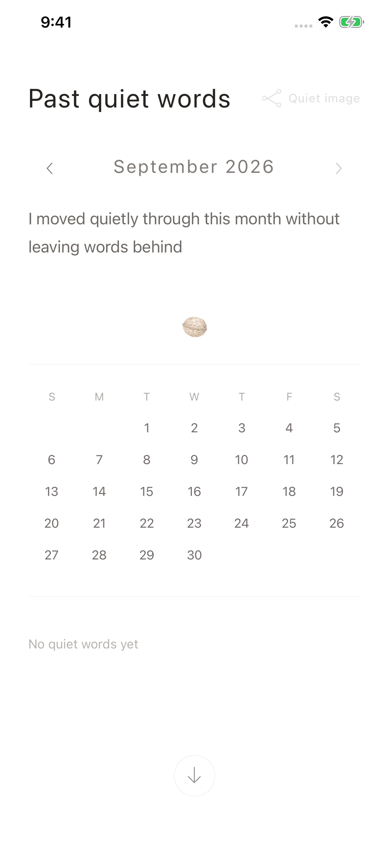 Screenshot 1 of My Quiet Words