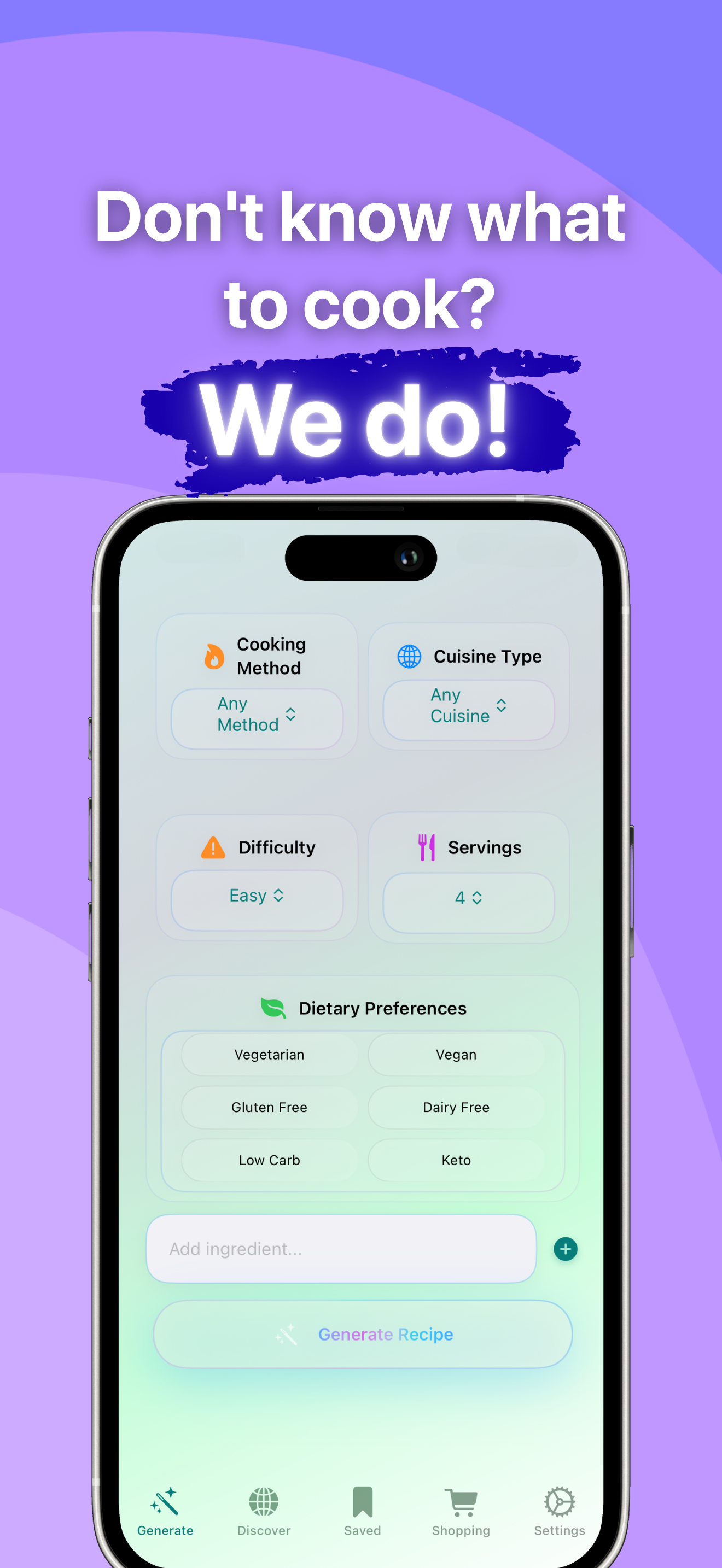 Monsavor - AI Powered Recipes