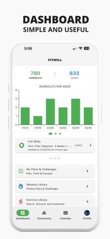 Fitwill: Workout Log & Planner Screenshot 7 of 10