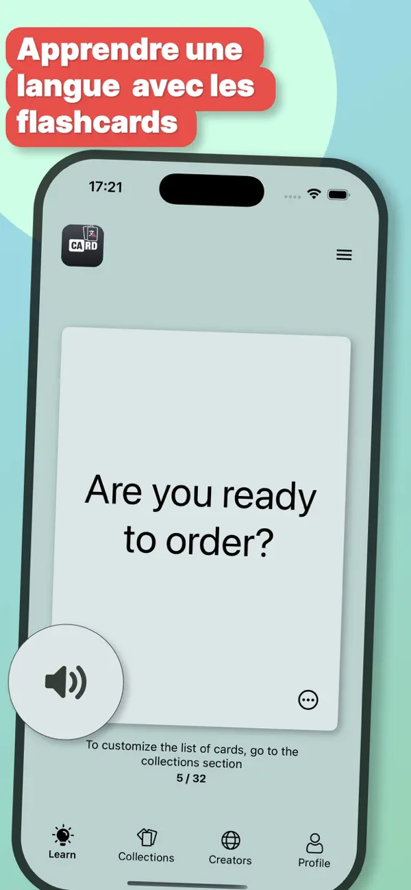 Screenshot #1 pour Card ai: Apprendre les langues