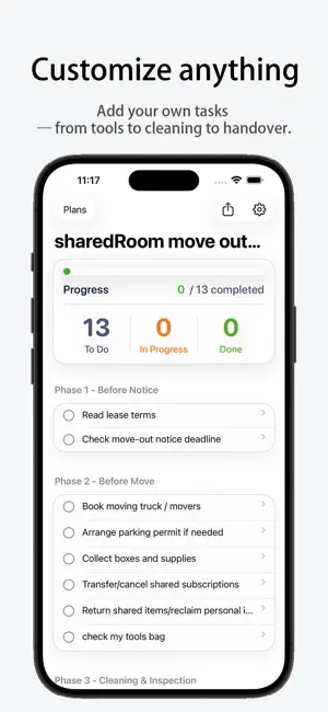 MoveOut: Moving Checklist screenshot 4