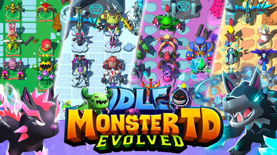 #1. Idle Monster TD: Tower Defense (iOS) 由: Monstermob Usa, INC.